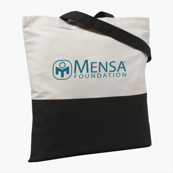 Two-Tone Economy Cotton Sheeting Tote - 24-Hour Production
