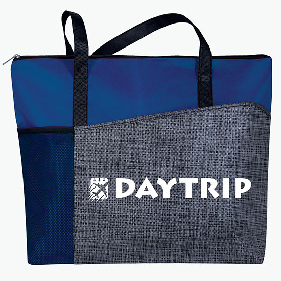 80 GSM Pattern Pocket Zippered Tote