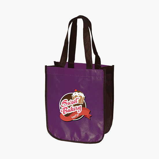 75 GSM Small Laminated Fashion Tote - 11-3/4 x 9-1/4 - Full Color