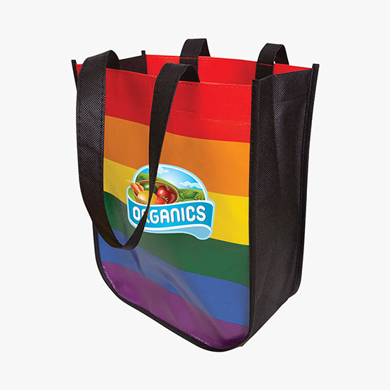 75 GSM Small Laminated Fashion Tote - 11-3/4 x 9-1/4 - Full Color