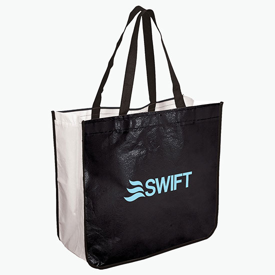 75 GSM Large Laminated Fashion Tote - 24-Hour Production