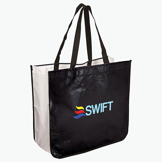 75 GSM Large Laminated Fashion Tote - Full Color