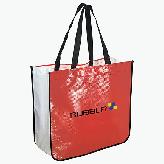 75 GSM Large Laminated Fashion Tote - Full Color