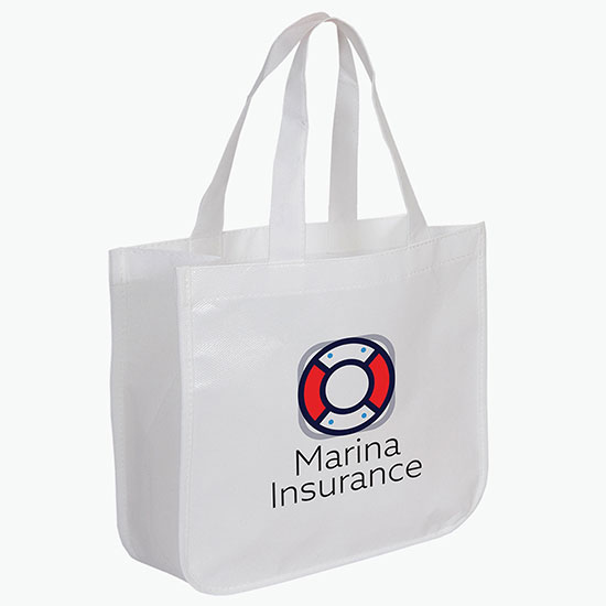 75 GSM Large Laminated Fashion Tote - Full Color