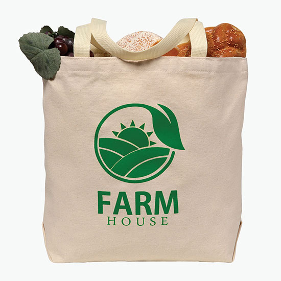 USA-Made Cotton Shopping Tote