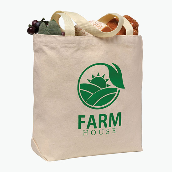 USA-Made Cotton Shopping Tote
