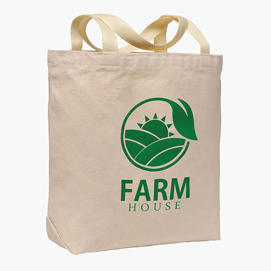 USA-Made Cotton Shopping Tote