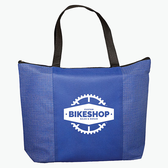 80 GSM Tonal Zippered Convention Tote - 24-Hour Production