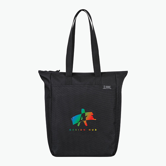 Renew rPET Zippered Tote - Full Color