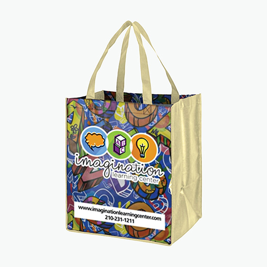 Sublimated Shopping Tote - 15 x 13