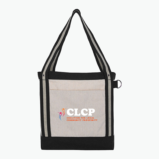 Recycled Cotton Striped Boat Tote - Full Color