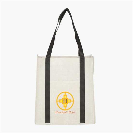 Pluto Recycled Grocery Tote - 13 x 12 - Full Color
