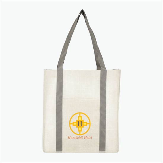 Pluto Recycled Grocery Tote - 13 x 12 - Full Color