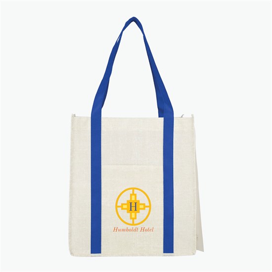 Pluto Recycled Grocery Tote - 13 x 12 - Full Color