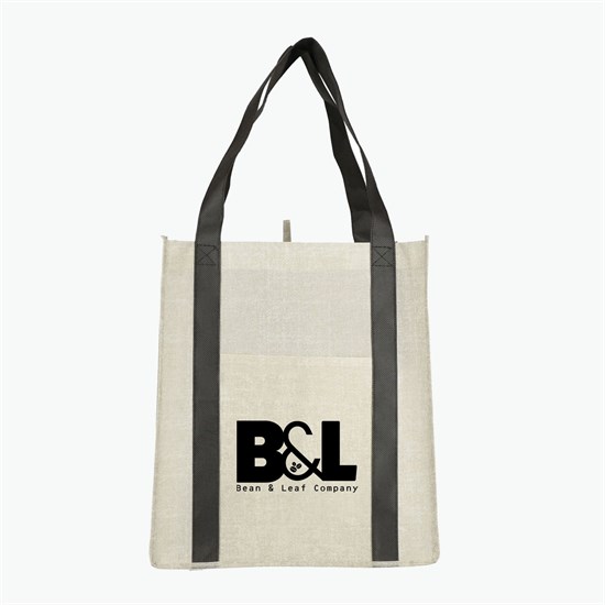 Neptune Recycled Grocery Tote - 15 x 13 - 24-Hour Production