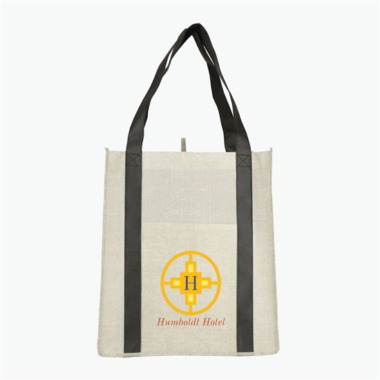 Neptune Recycled Grocery Tote - 15 x 13 - Full Color