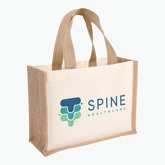 Reyna Natural Tote - 9 x 12 - Full Color