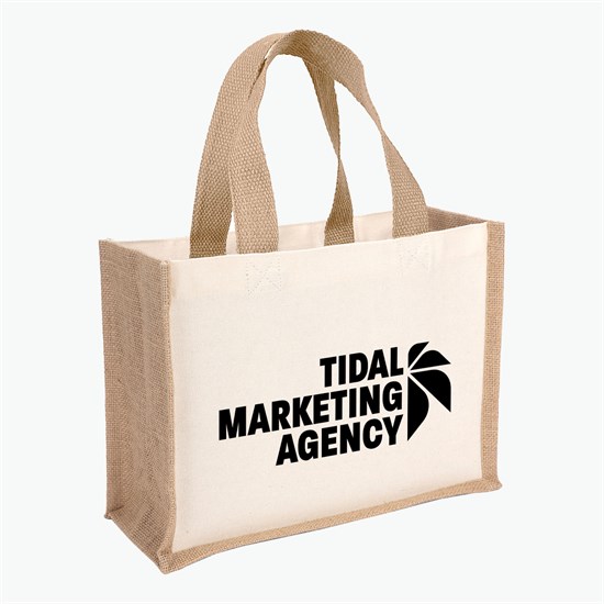 Reyna Natural Tote - 9 x 12