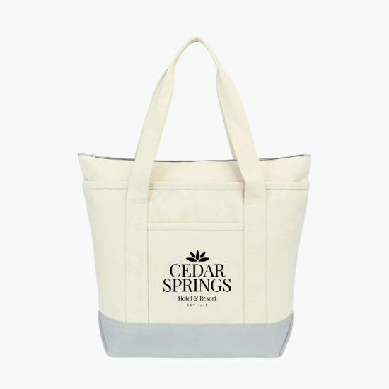 Newport Cotton Zippered Tote - 24-Hour Production