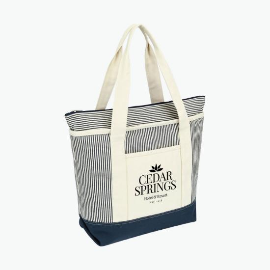 Newport Cotton Zippered Tote - 24-Hour Production