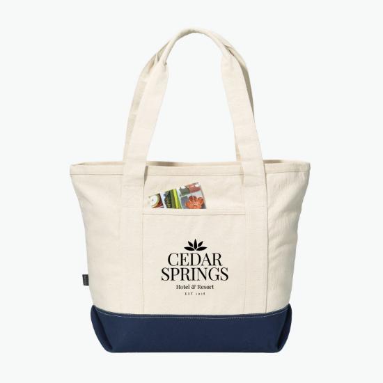 Newport Cotton Zippered Tote - 24-Hour Production
