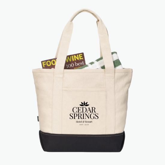 Newport Cotton Zippered Tote