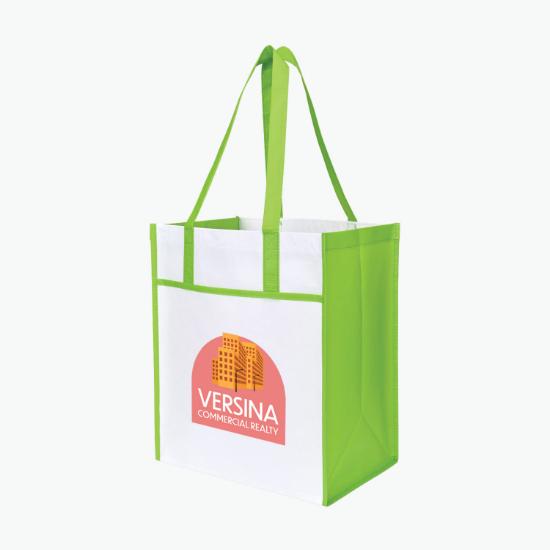 Harlow Laminated Recycled Shopper Tote - 15 x 13 - Full Color
