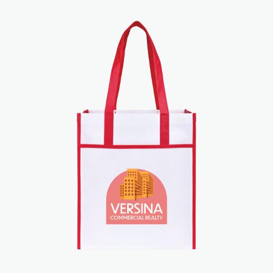 Harlow Laminated Recycled Shopper Tote - 15 x 13 - Full Color