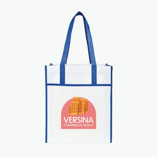 Harlow Laminated Recycled Shopper Tote - 15 x 13 - Full Color