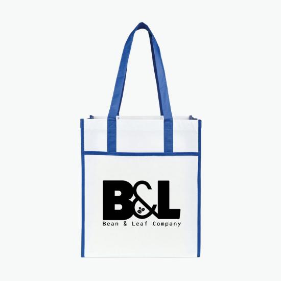 Harlow Laminated Recycled Shopper Tote - 15 x 13