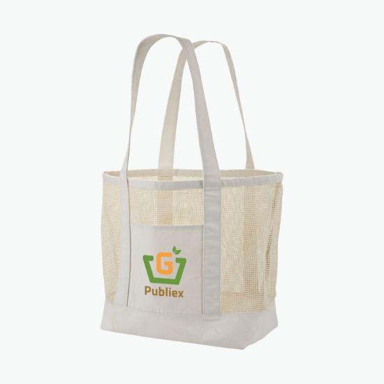 Canvas Mesh Tote - Full Color
