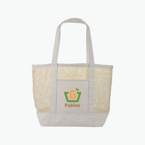 Canvas Mesh Tote - Full Color