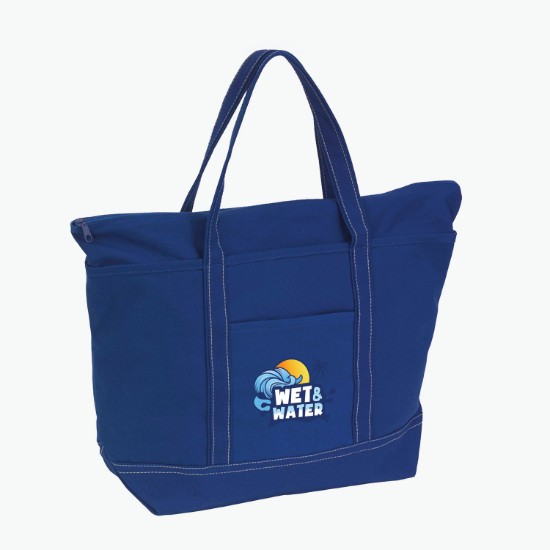 HarborLine Canvas Zip Tote