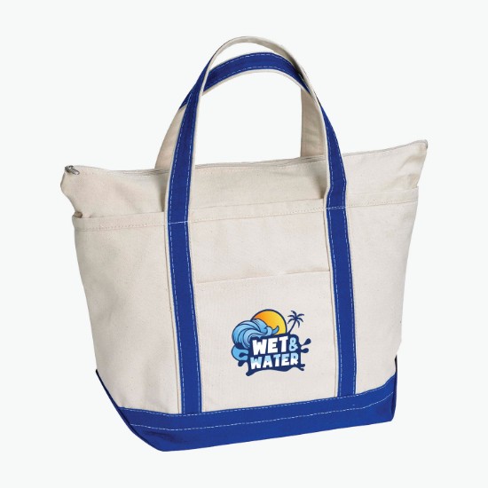 HarborLine Canvas Zip Tote