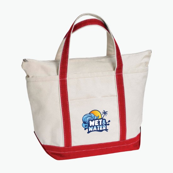 HarborLine Canvas Zip Tote