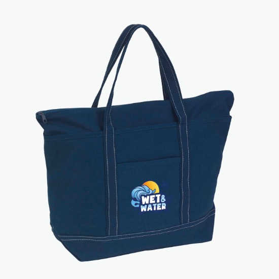 HarborLine Canvas Zip Tote