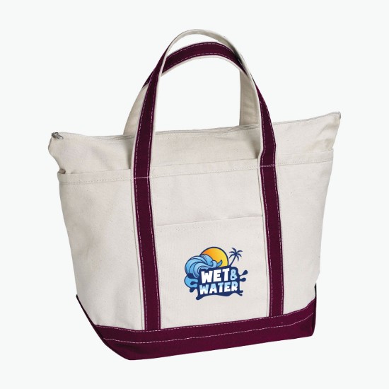 HarborLine Canvas Zip Tote