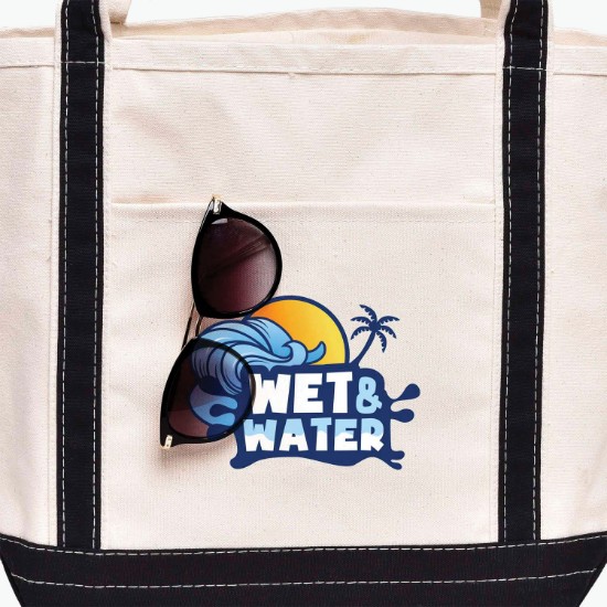 HarborLine Canvas Zip Tote