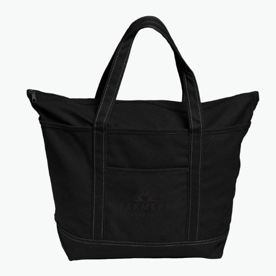 HarborLine Canvas Zip Tote