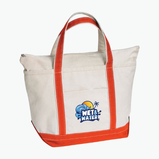 HarborLine Canvas Zip Tote