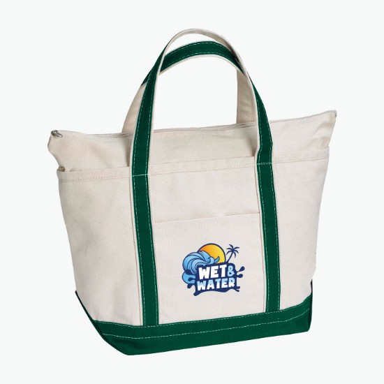 HarborLine Canvas Zip Tote
