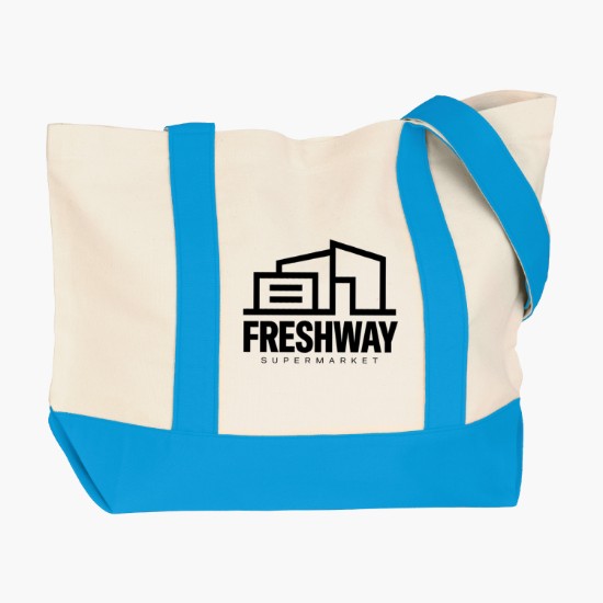 Voyager Cotton Snap Tote - 13 x 20 - 24-Hour Production