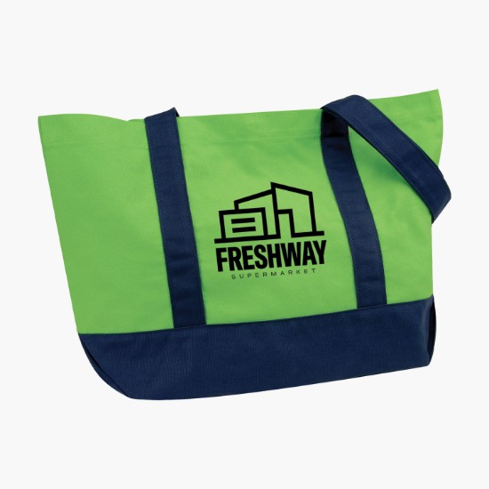 Voyager Cotton Snap Tote - 13 x 20