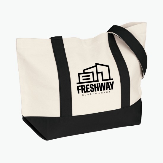 Voyager Cotton Snap Tote - 13 x 20