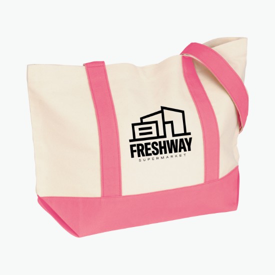 Voyager Cotton Snap Tote - 13 x 20
