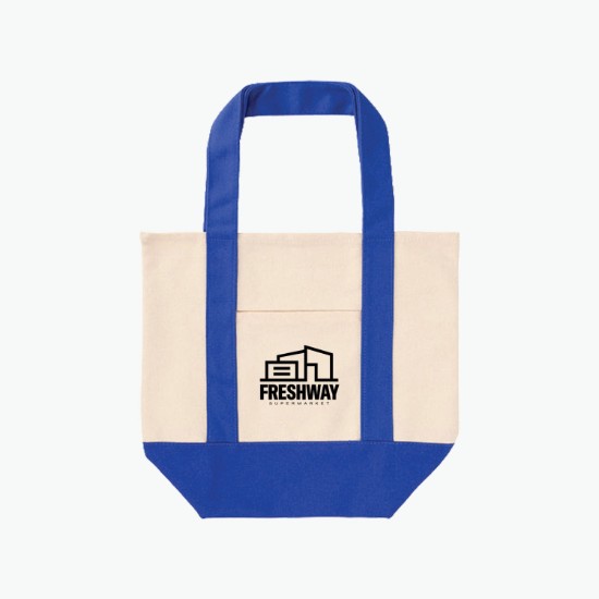 TJ Dual-Pocket Canvas Tote - 11 x 13 - 24-Hour Production