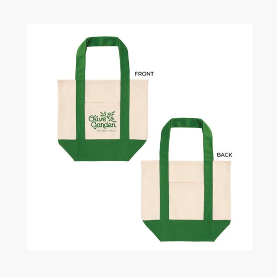 TJ Dual-Pocket Canvas Tote - 11 x 13 - 24-Hour Production