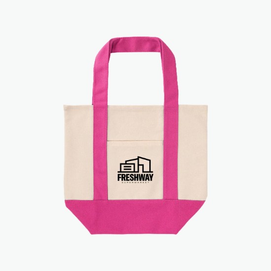 TJ Dual-Pocket Canvas Tote - 11 x 13 - 24-Hour Production
