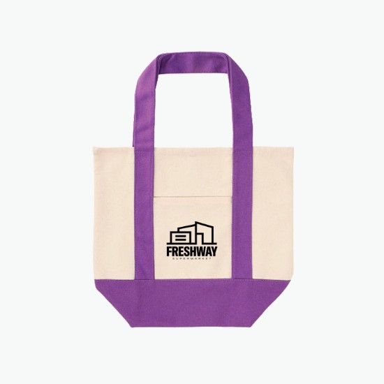 TJ Dual-Pocket Canvas Tote - 11 x 13 - 24-Hour Production