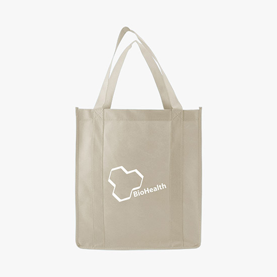 100 GSM Non-Woven Grocery Tote - 15 x 13 - 24-Hour Production